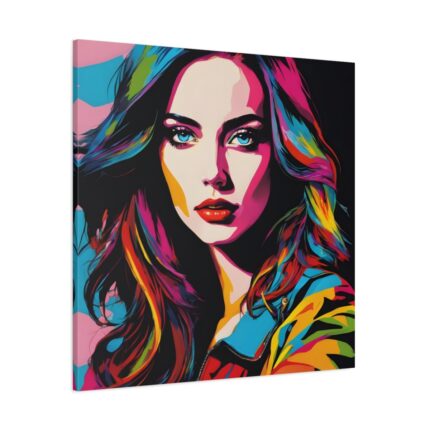 Pop Art Woman Portrait I Standard Canvas