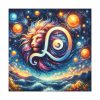 Zodiac Sign of Leo Standard Canvas