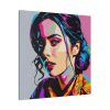 Pop Art Woman Portrait II Standard Canvas