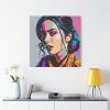 Pop Art Woman Portrait II Standard Canvas