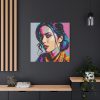 Pop Art Woman Portrait II Standard Canvas