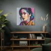 Pop Art Woman Portrait II Standard Canvas