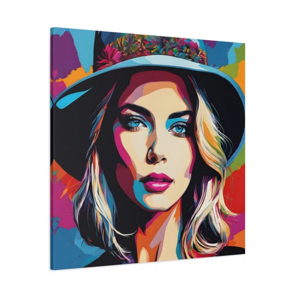 101419-165.jpg Woman Pop Art Graffiti I Standard Canvas
