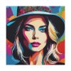 101419-166.jpg Woman Pop Art Graffiti I Standard Canvas