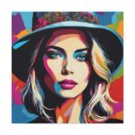 Woman Pop Art Graffiti I Standard Canvas - Image 2