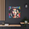 101419-168.jpg Woman Pop Art Graffiti I Standard Canvas