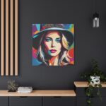 Woman Pop Art Graffiti I Standard Canvas - Image 4