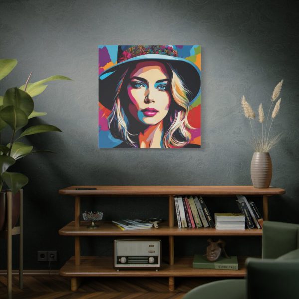 101419-169.jpg Woman Pop Art Graffiti I Standard Canvas