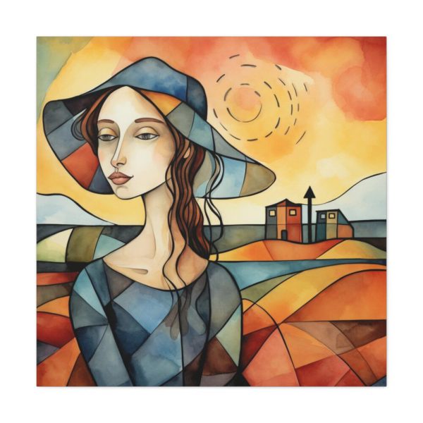 101419-171.jpg Colorful Mosaic Style Pop Art III Standard Canvas