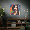 Pop Art Woman Portrait III Standard Canvas
