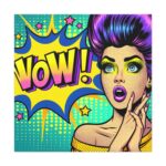 WOW Comics Abstraction Standard Canvas - Image 2
