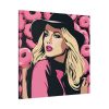 101419-225.jpg Pop Art Woman With Donuts Standard Canvas