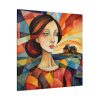 101419-230.jpg Colorful Mosaic Style Pop Art I Standard Canvas