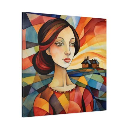 Colorful Mosaic Style Pop Art I Standard Canvas