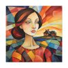 101419-231.jpg Colorful Mosaic Style Pop Art I Standard Canvas