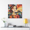 101419-232.jpg Colorful Mosaic Style Pop Art I Standard Canvas