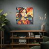 101419-234.jpg Colorful Mosaic Style Pop Art I Standard Canvas