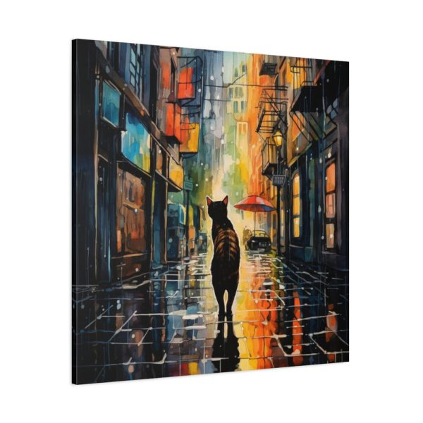 101419-235.jpg Pop Art Alley Cat Print Standard Canvas