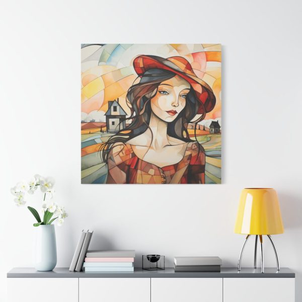 Colorful Mosaic Style Pop Art II Standard Canvas