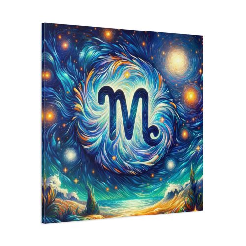 Zodiac Sign of Virgo Standard Canvas