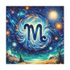 Zodiac Sign of Virgo Standard Canvas