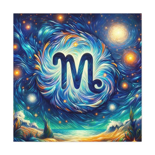 Zodiac Sign of Virgo Standard Canvas