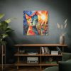 Cat Portrait Pop Art Standard Canvas