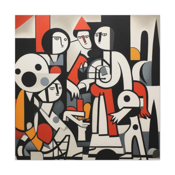 101419-276.jpg Abstract Crowd Contemporary Art Standard Canvas