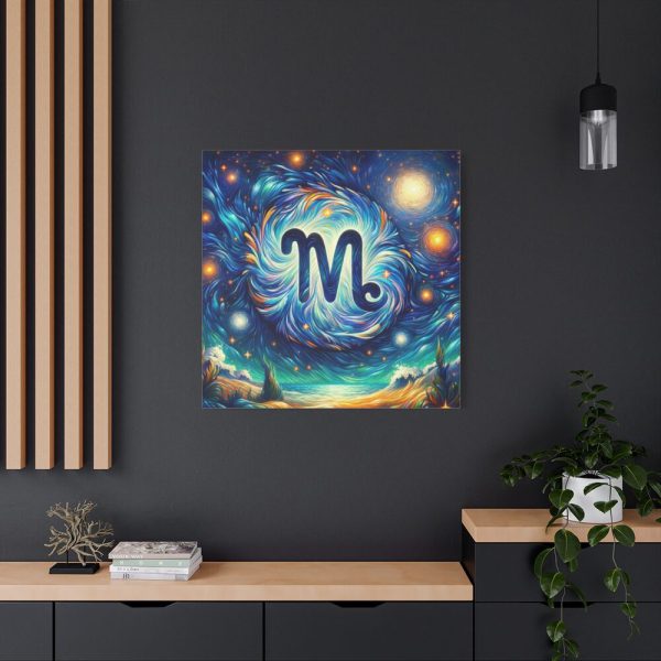 Zodiac Sign of Virgo Standard Canvas