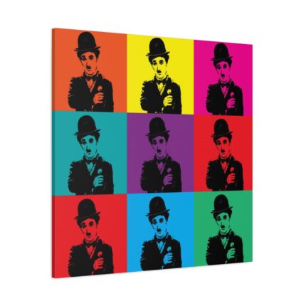 Charlie Chaplin Pop Art Standard Canvas