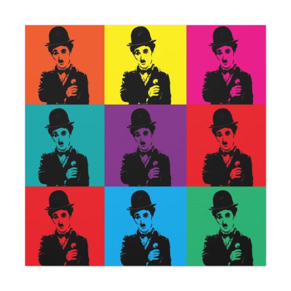 Charlie Chaplin Pop Art Standard Canvas