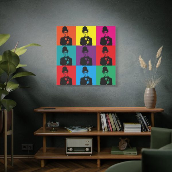 Charlie Chaplin Pop Art Standard Canvas