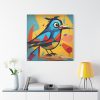101419-287.jpg Bird Abstract Pop Art Print Standard Canvas