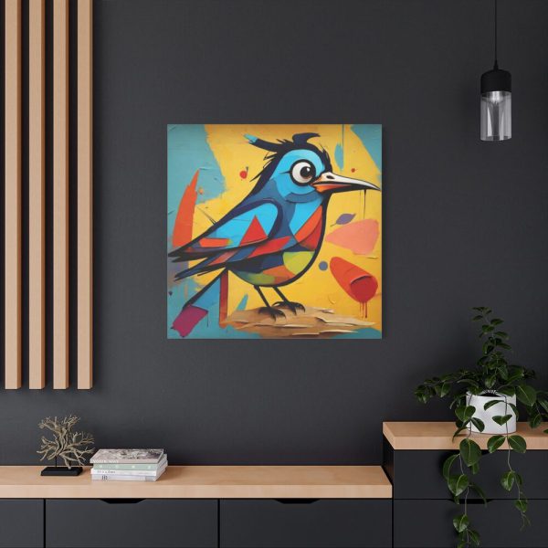 101419-288.jpg Bird Abstract Pop Art Print Standard Canvas