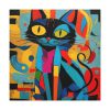 101419-291.jpg Cat Abstract Pop Art Print Standard Canvas