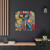 101419-293.jpg Cat Abstract Pop Art Print Standard Canvas