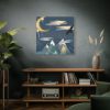 101419-314.jpg Mountains With a Silhouette Wolf Boho Style Standard Canvas