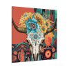 101419-315.jpg Boho Cow Skull Standard Canvas
