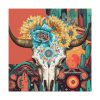 101419-316.jpg Boho Cow Skull Standard Canvas