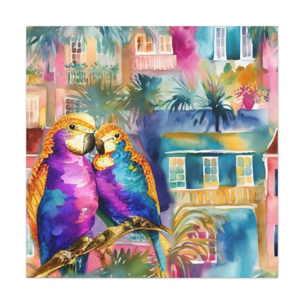 101419-41.jpg Cuba Havana Parrots Standard Canvas