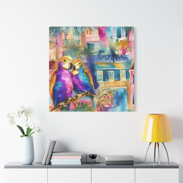 101419-42.jpg Cuba Havana Parrots Standard Canvas