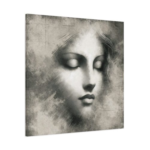 Woman Inspired by Leonardo da Vinci Standard Canvas