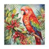101419-50.jpg Branch Surrounded by Pine and Holly Berry Standard Canvas
