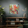 101419-54.jpg Branch Surrounded by Pine and Holly Berry Standard Canvas
