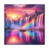 101419-61.jpg Colorful Waterfall Standard Canvas