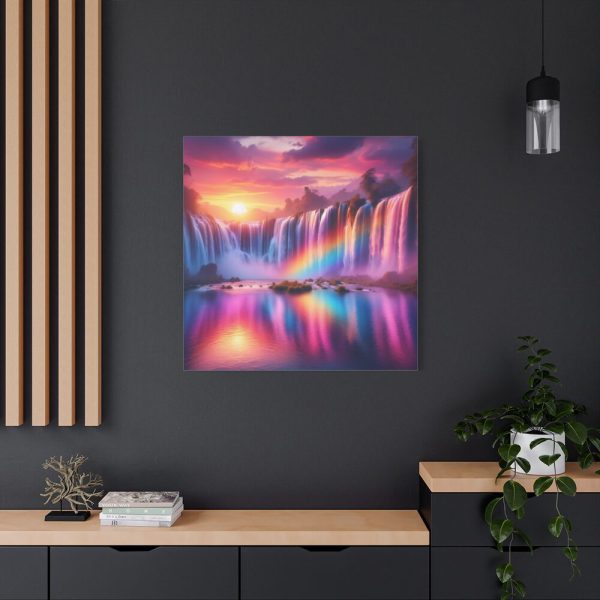 101419-63.jpg Colorful Waterfall Standard Canvas