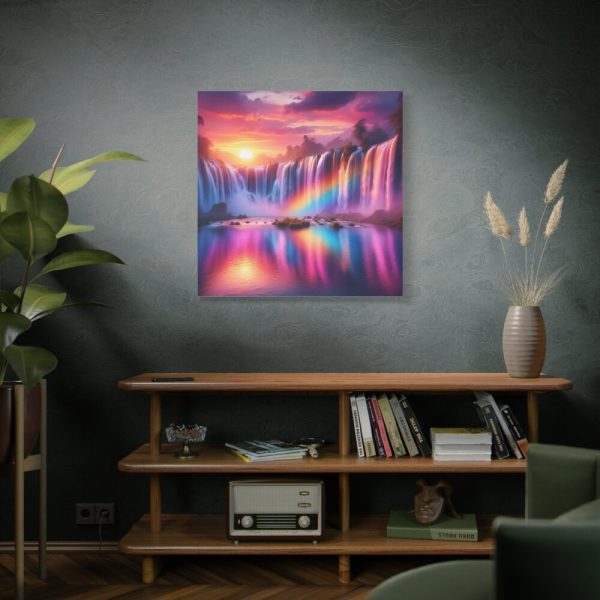 101419-64.jpg Colorful Waterfall Standard Canvas