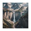 101419-66.jpg Grand Mountain Waterfall Standard Canvas