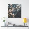 101419-67.jpg Grand Mountain Waterfall Standard Canvas