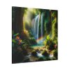 Tropical Paradise Waterfall Standard Canvas